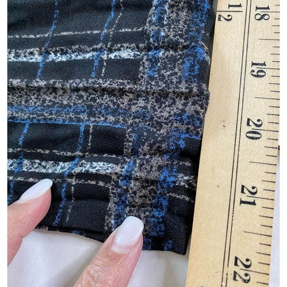 Soft Surroundings Womens Multicolor Plaid Tunic Top with Beading M Boho Party - Picture 12 of 12